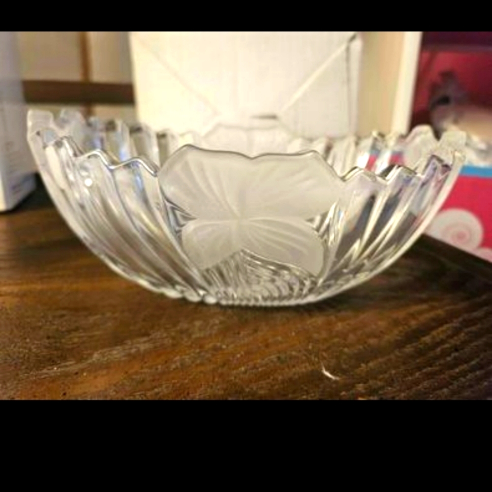 Vintage Crystal Dish